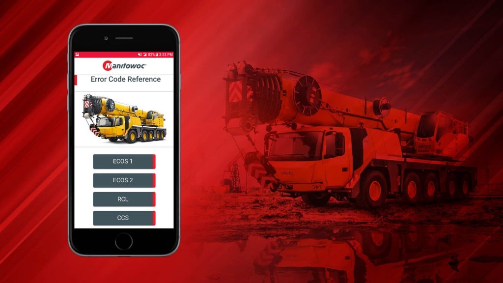 The free smartphone app is available for iOS and Android devices, and helps crane operators to interpret diagnostic codes that are generated by on-board control systems.