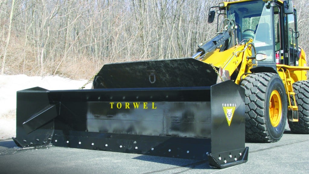 Move big snow with Torwel's heavy-duty snow pushers