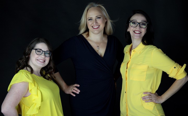 The YESS team from left: Megan Chivers, Sarah Webb, and Carmelina Macario.  