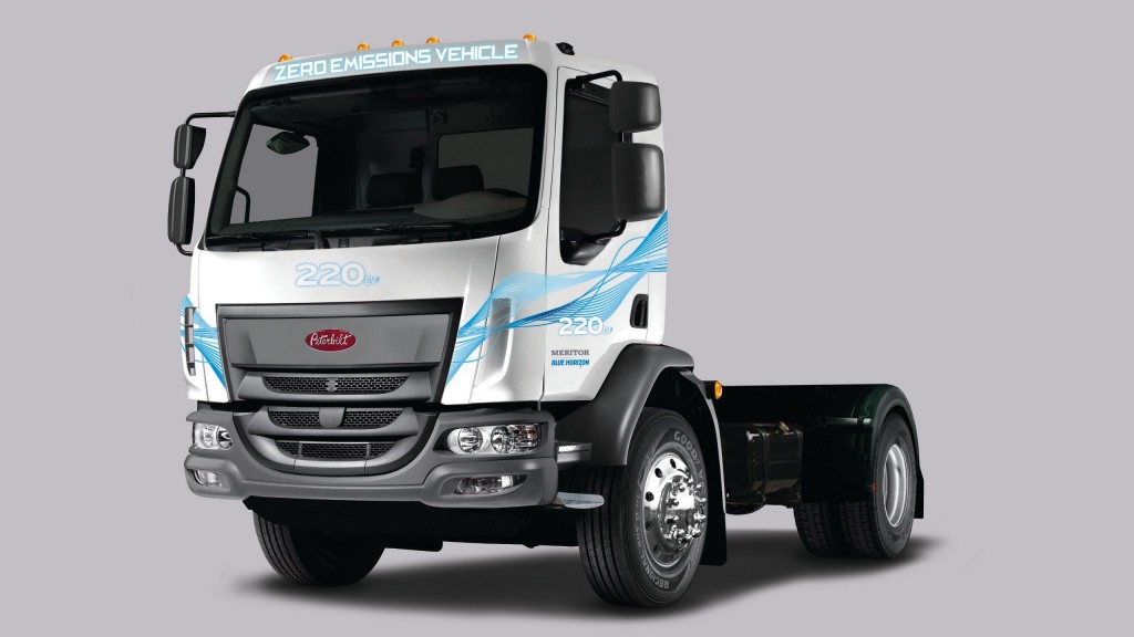 ​Peterbilt unveils all-electric medium-duty 220EV at Consumer Electronics Show