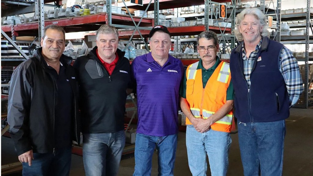 Left to right: Jose Pereyra, John Sacco, Wayne Wolf, Antonio Torres and Doug Barnett.