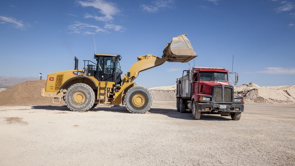 Loader scales combine with communications to improve quarry loadout