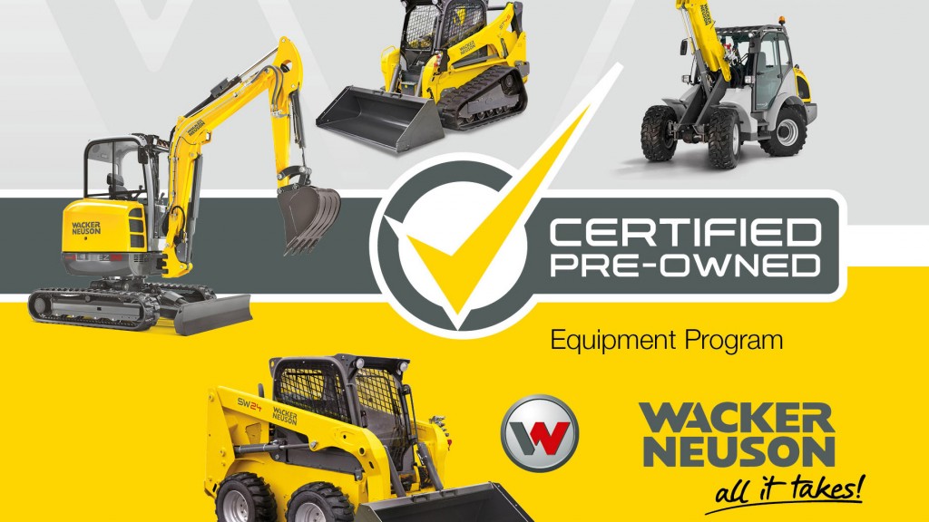 The CPO equipment is inspected and reconditioned by Wacker Neuson certified dealers. As the dealer works through the machine components, they are tested, repaired or replaced as needed to ensure it is in top quality condition and brought up to the latest standards prior to being sold.