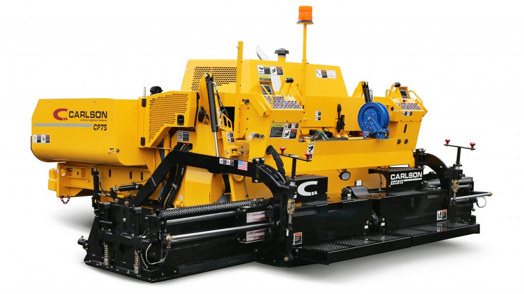 The smallest paver of Carlson's CP-line, the 17,000 lbs. CP75 II features a 74 horsepower Deutz® turbocharged diesel engine (No DEF) for superior performance and reliability.