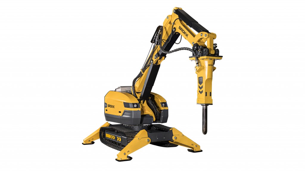 brock remote control excavator