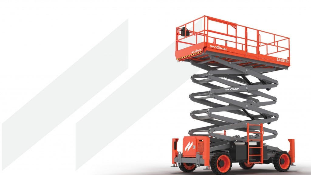 Representatives from Skyjack attended a bauma teaser event in January where they announced they’re bringing their largest scissor lift to date to the show in April the SJ9253 RT.