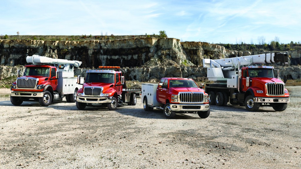 International CV series of Class 4/5 trucks.