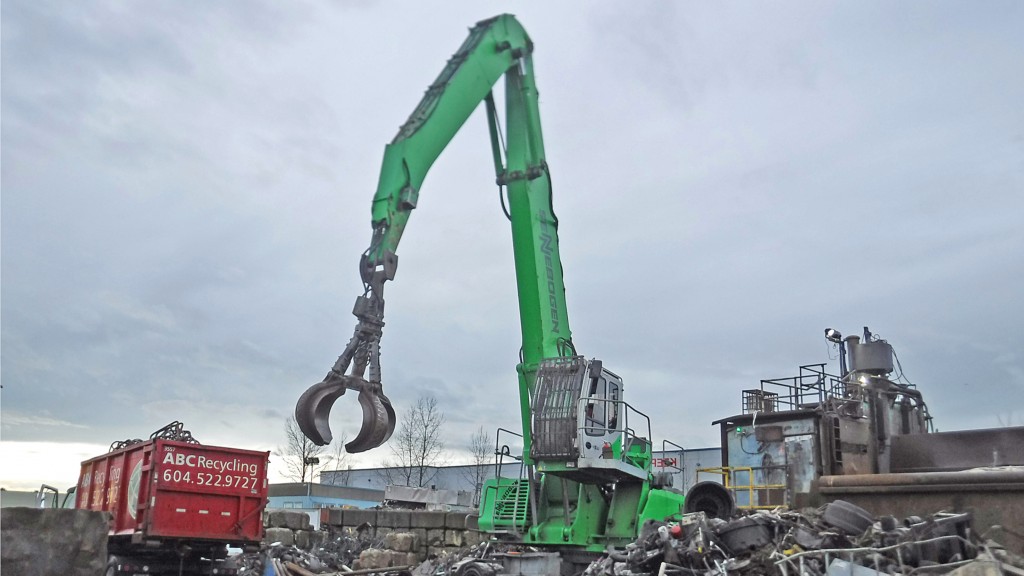 Material handlers helping to build self-sufficiency at ABC Recycling