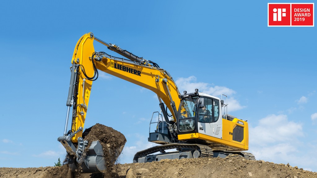 Liebherr crawler excavator wins a 2019 iF Design Award