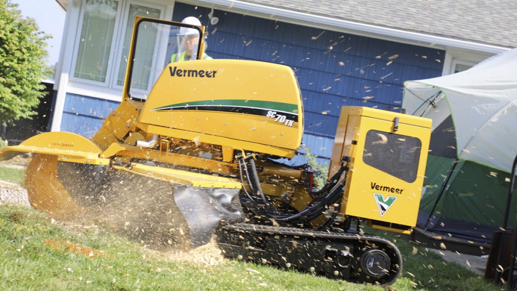 Vermeer upgrades line with new SC70TX stump cutter