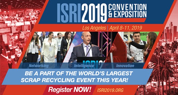 ISRI2019 to host first public ​hearing on revision of R2 e-waste standard