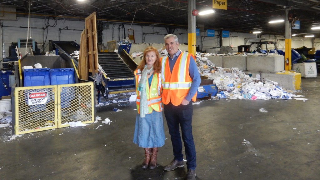 Louise Schwarz and Robert Weatherbe, co-founders of Vancouver-based Recycling Alternative.