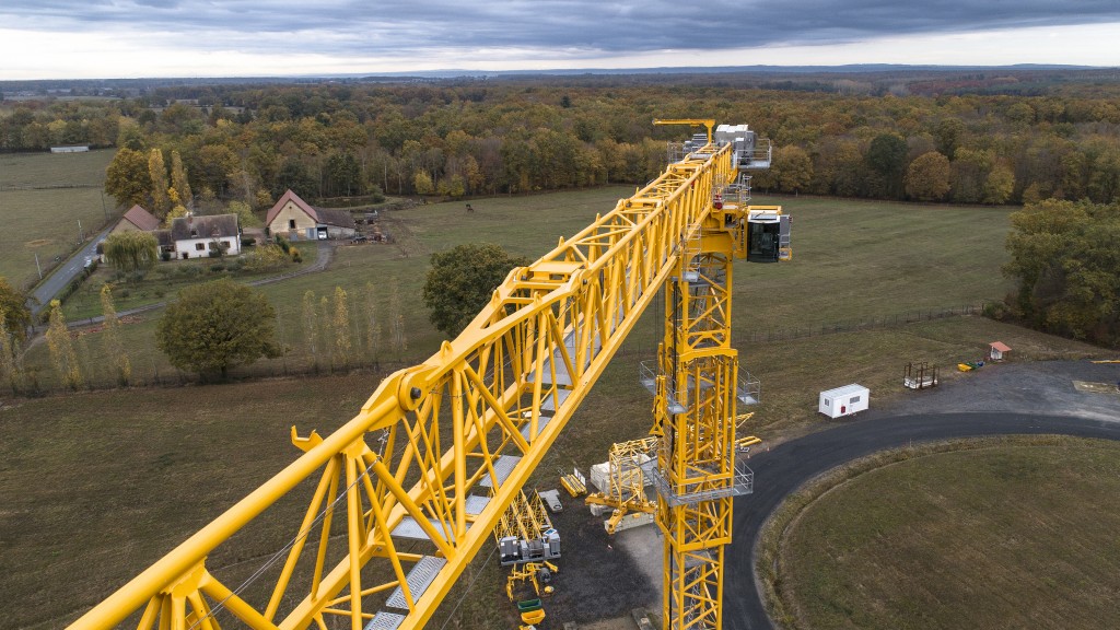 New Potain MDT 809 is the largest topless crane ever produced by Manitowoc.