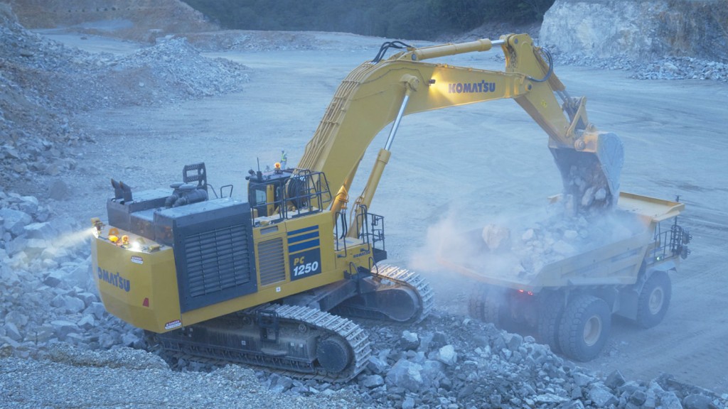 Komatsu offers two new hydraulic excavators with new Power+ work mode ...