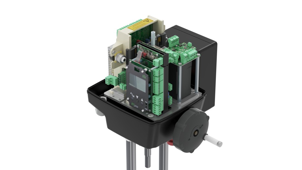 The RTK REact DC electric actuator uses a smart controller, seen atop the BLDC motor, to intelligently adjust speed in response to changing conditions. The RTK REact DC electric actuator uses a smart controller, seen atop the BLDC motor, to intelligently adjust speed in response to changing conditions.