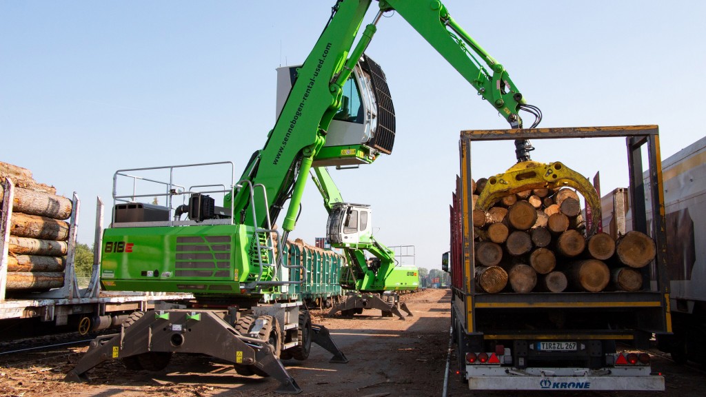 Sawmill turns to SENNEBOGEN for timber handling technology