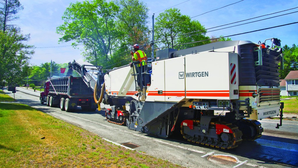 Using asphalt milling machines helps save virgin aggregate and reduce pressure on quarries.