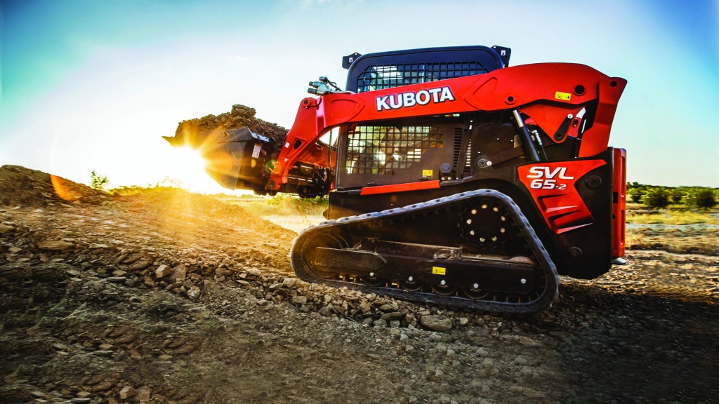 Kubota’s lightest  and most maneuverable compact track loader ever