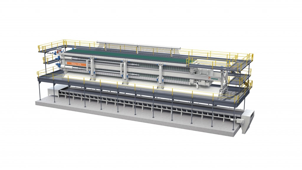 The Metso VPX™ filter is available for mining customers globally and an ideal solution for range of dewatering applications. The Metso VPX™ filter is available for mining customers globally and an ideal solution for range of dewatering applications.