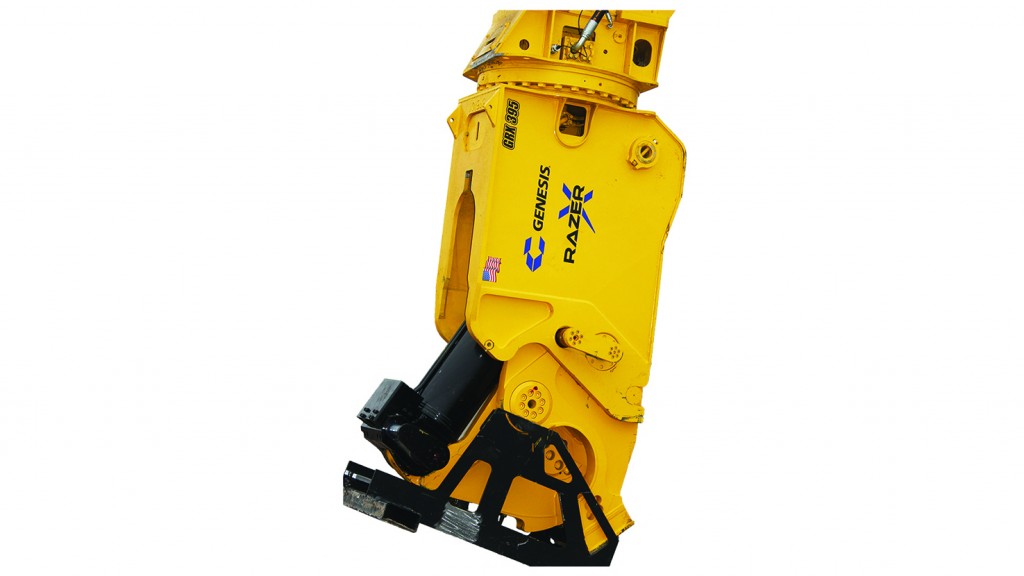 Genesis Razer X multi-jaw demolition tool available in cracker or shear jaw configurations