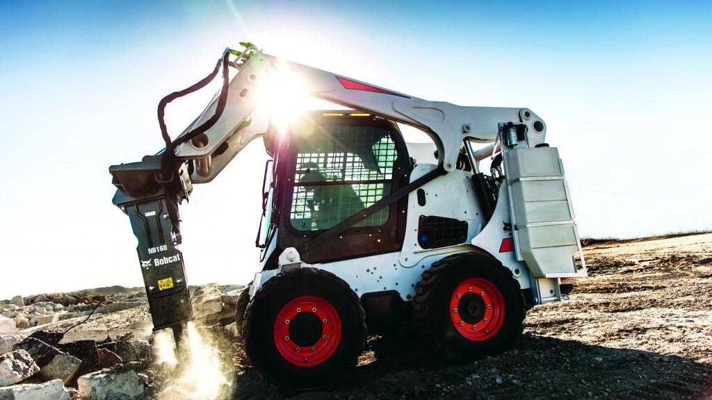 Bobcat nitrogen breakers bust rock with ease