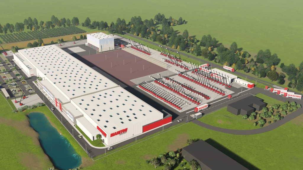 Manitou begins construction of new aerial work platform factory in France