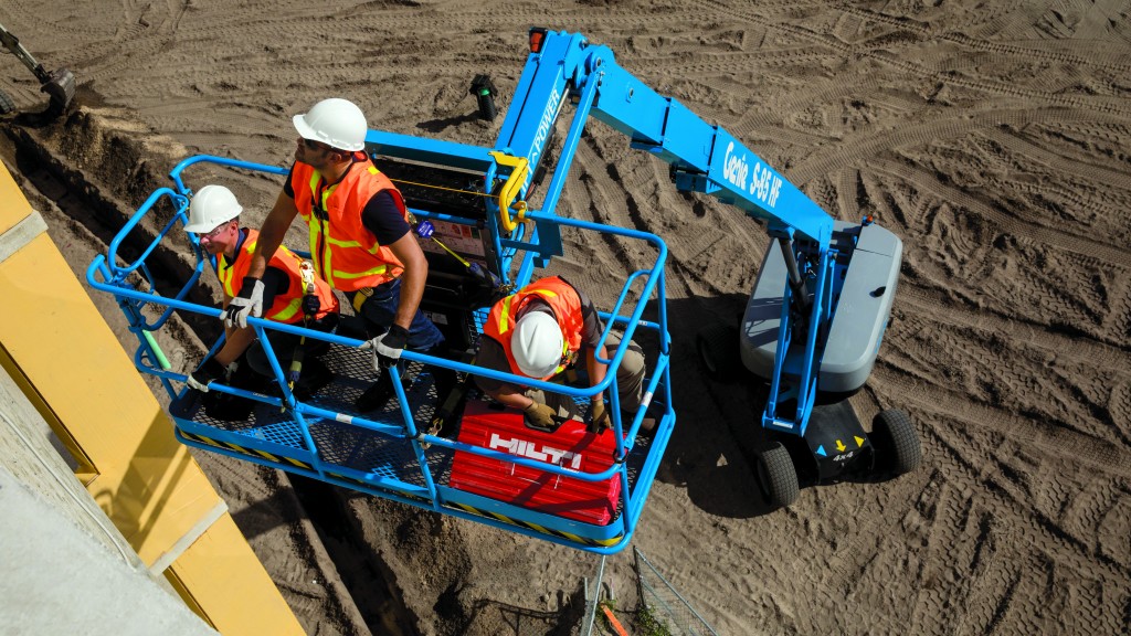 Genie's new High Float and TraX booms tread lightly on soft ground