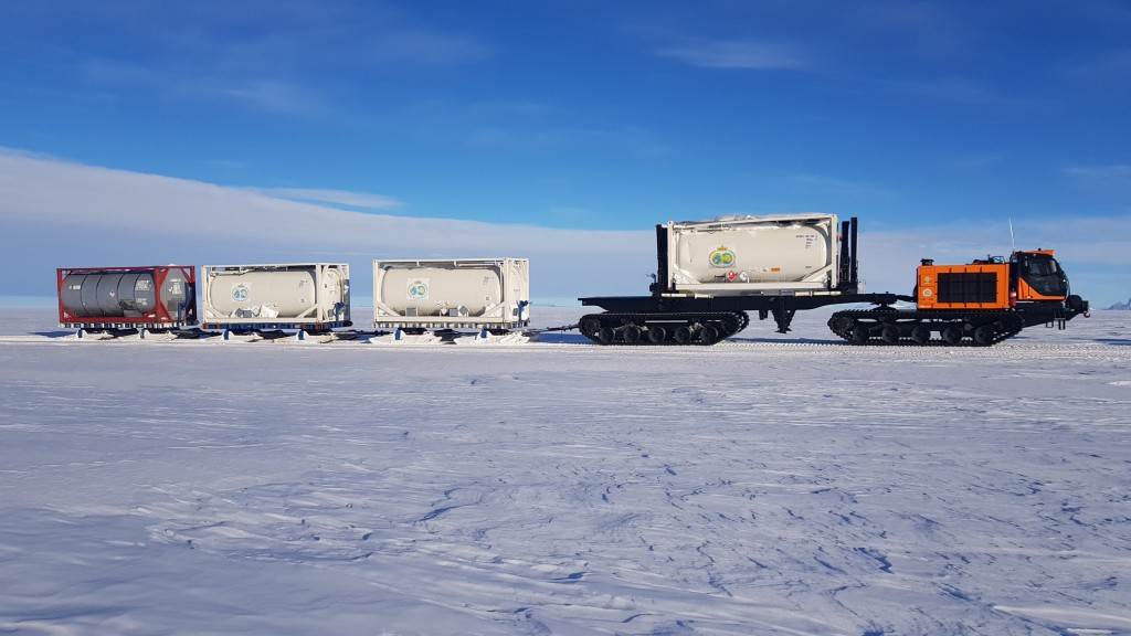 "This project certainly challenged our teams to push boundaries to refine our know how and to come up with a cutting-edge machine to allow traveling in the crude climate of the Antarctic while still providing the same high levels of productivity PRINOTH is renowned for," says Engineering Director, Eric Steben.