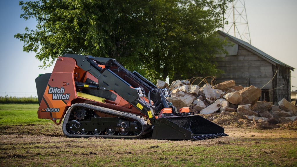 Ditch Witch's largest stand-on skid steer delivers 5,500 pounds of