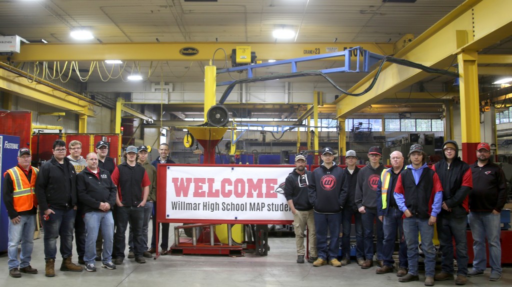 Mike Kroeker, Willmar Senior High MAP instructor, said, "The purpose of the program is to inform students of opportunities in these fields, introduce the business leaders to the potential employers, and help fill the void of skilled workers."