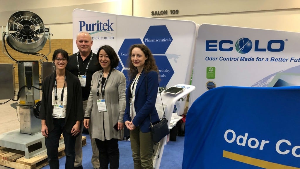 On the show floor with Ecolo Odor Control at CWRE 2019