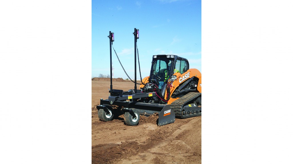 Case Laser grading box for Compact Track Loaders