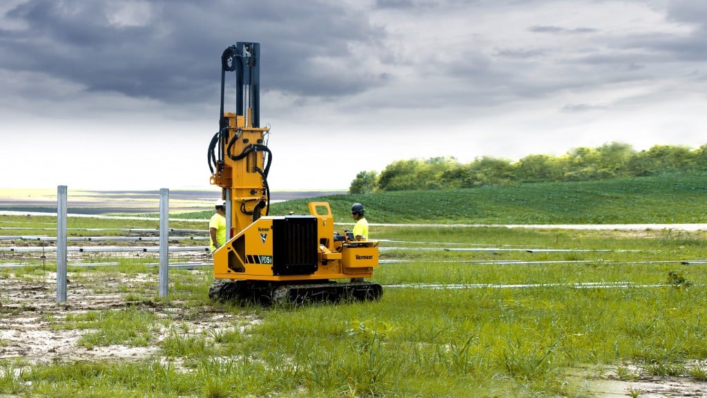 Vermeer pile drivers compact machines with a powerful punch