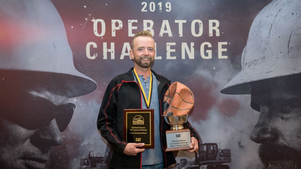 Jaus Neigum, owner of Industrial Backhoes based in Medicine Hat, won the Western Final of Caterpillar's Global Operator Challenge.