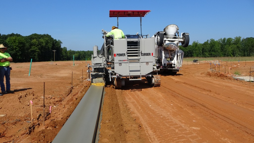 The 5700-D excels in curbing, sidewalk, barrier, ditches, paving, tunnel, agricultural and specialized applications.