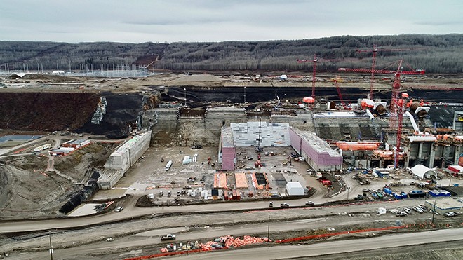 BC Hydro's Site C dam concrete placement is ahead of schedule