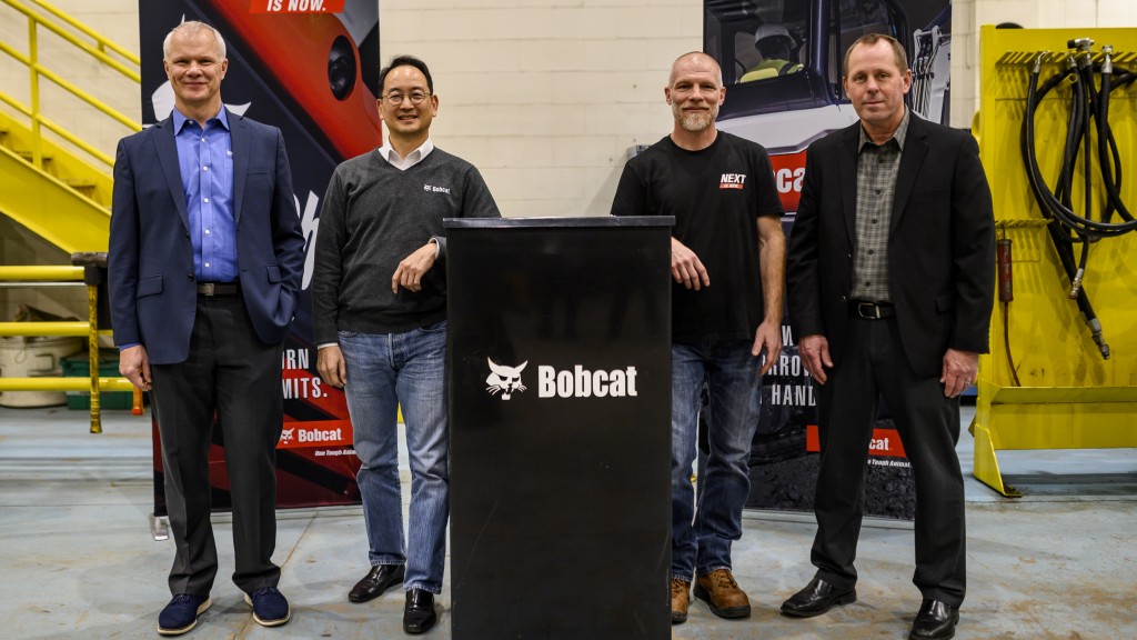 4 men presenting for bobcat