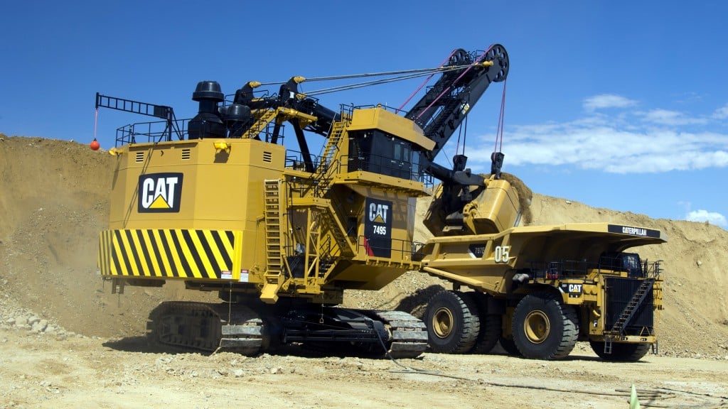 Updated AC electric drive system boosts reliability and safety of Cat® 7495 and 7495 HF Electric Rope Shovels