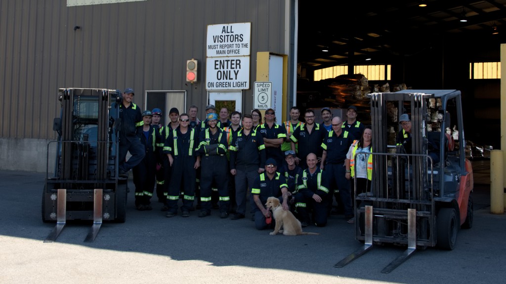 KC Recycling staff outside facility