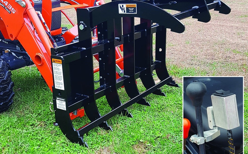 New electric grapple for sub-compact tractors