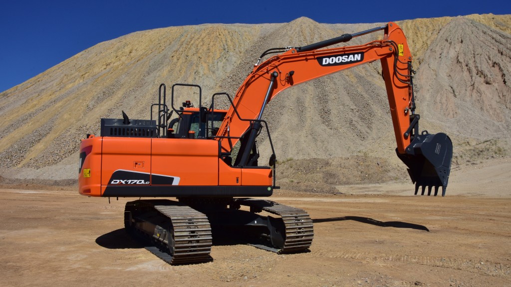 Doosan DX170LC-5 crawler excavator