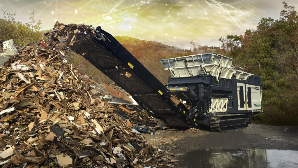 terex ecotec TDS 825 slow speed shredder