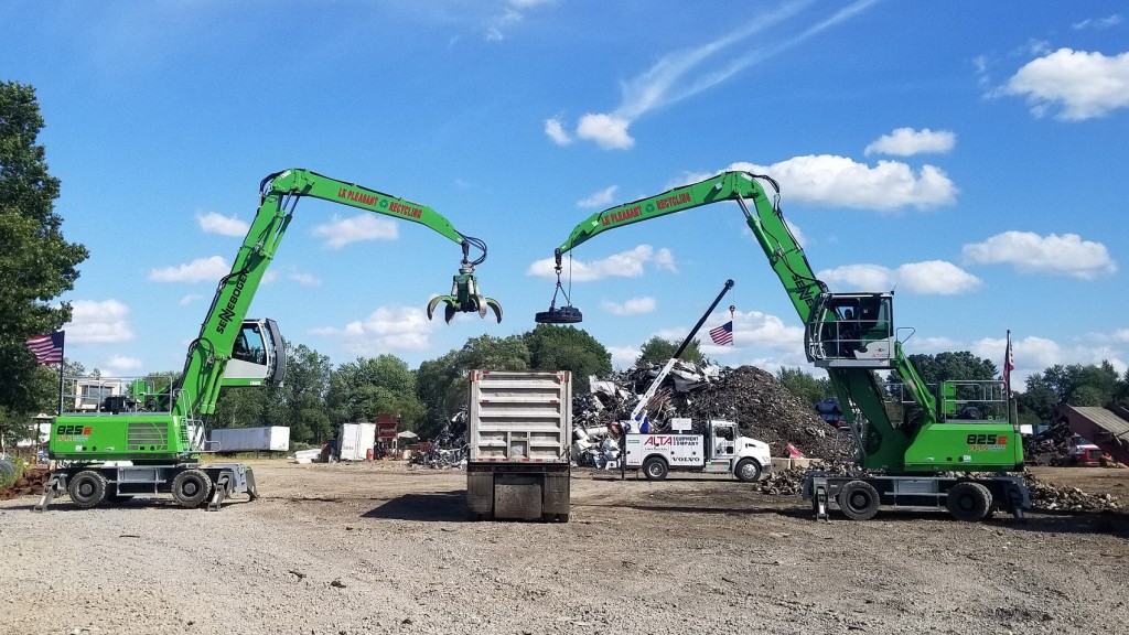 Sennebogen material handlers push Lake Pleasant recycler into high gear