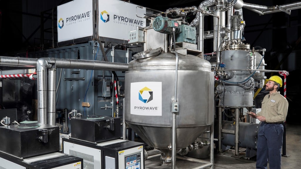 pyrowave microwave-based chemical recycling technology