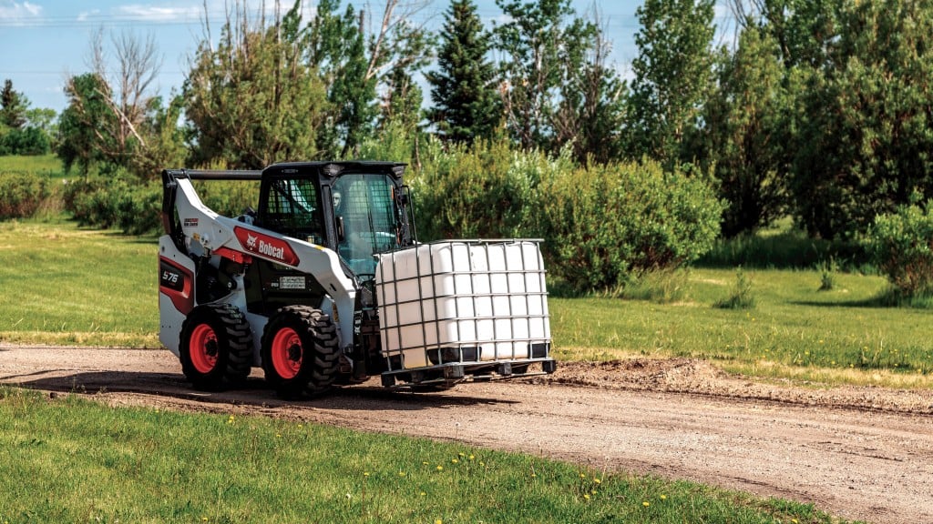 S76 compact loader in operation