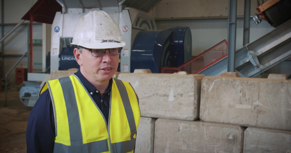 Guernsey Recycling Group's Operations Director Matthew Cox. Watch the video below.