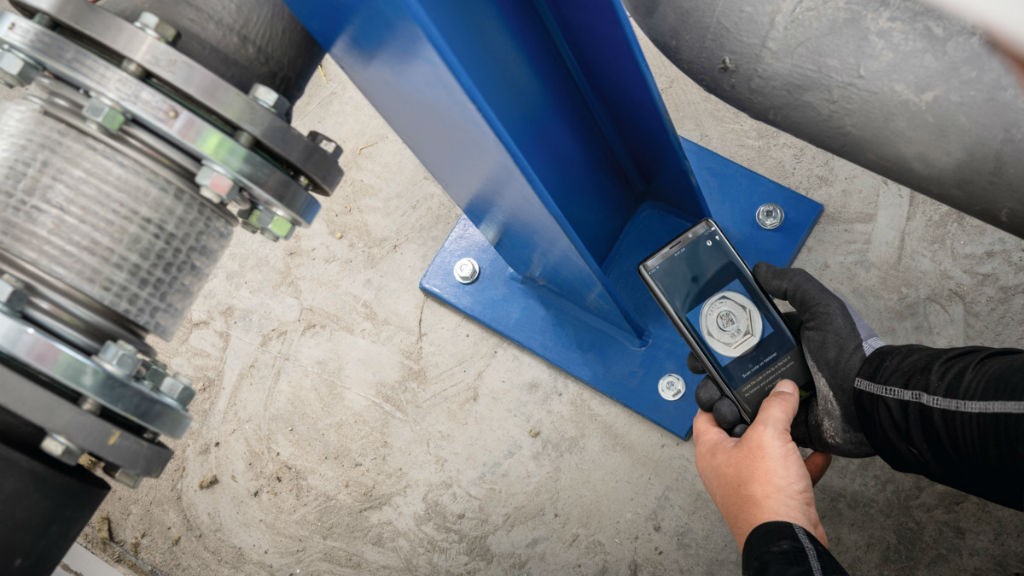 Hilti Smart Fasteners simplify identification of anchor installations