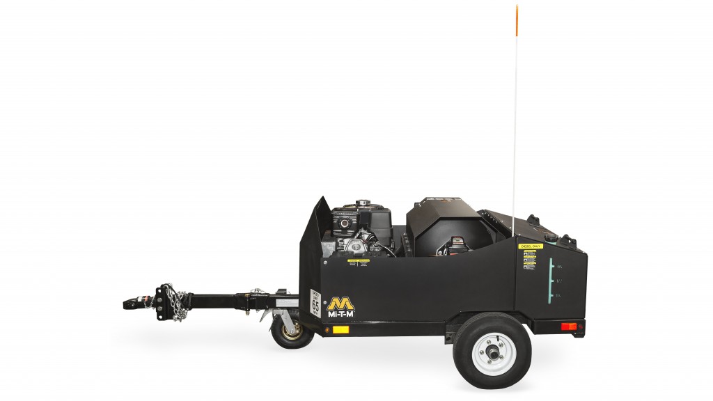 Mi-T-M introduces hot water mini trailer, pressure washer package