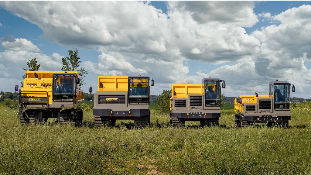 Debut of new addition to anchor Terramac's largest crawler carrier display at CONEXPO