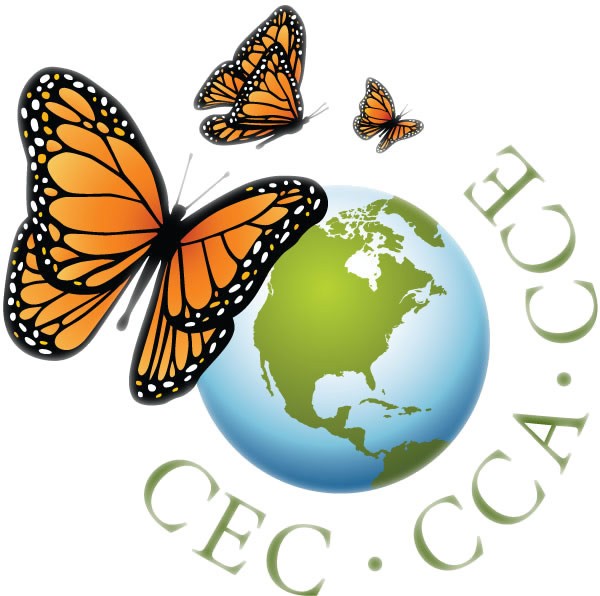 CEC logo butterflies around globe